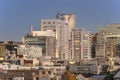 BirdÃ¢â¬â¢s view of the Japanese youth culture fashionÃ¢â¬â¢s district of Harajuku backstreets with Roppongi Hills and TODÃ¢â¬â¢S